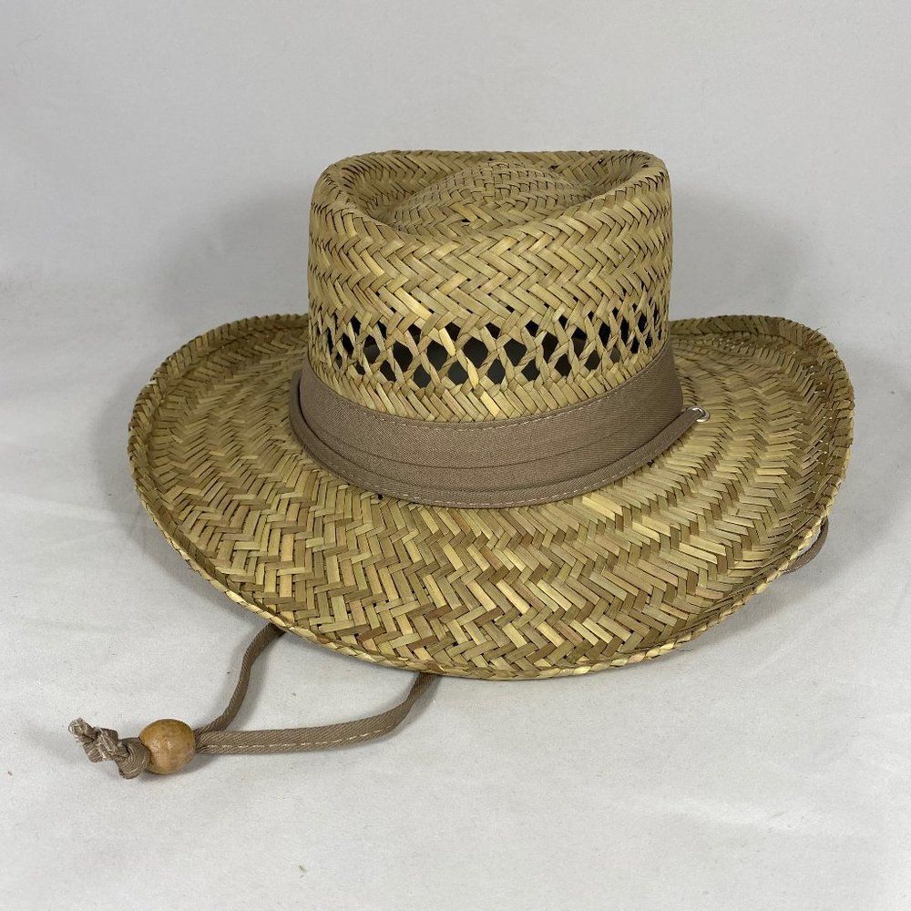 Dorfman Pacific Boater Style Straw Hat NWOT *